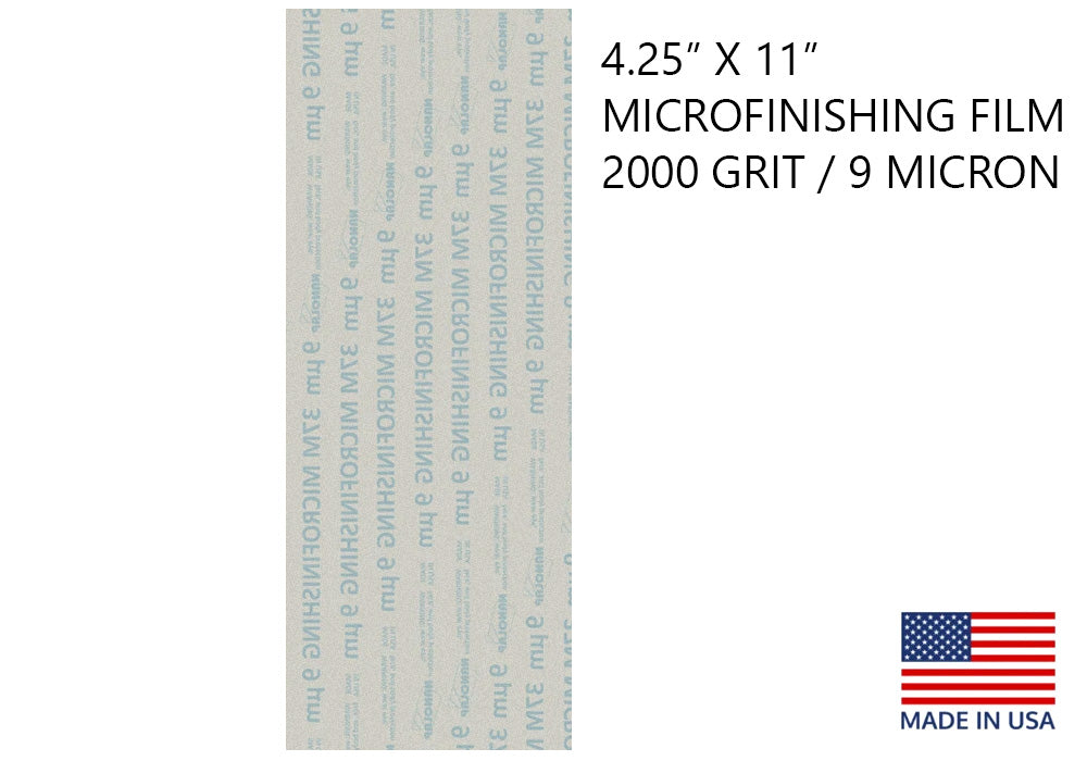Microfinishing Film 4 1/4" X 11"