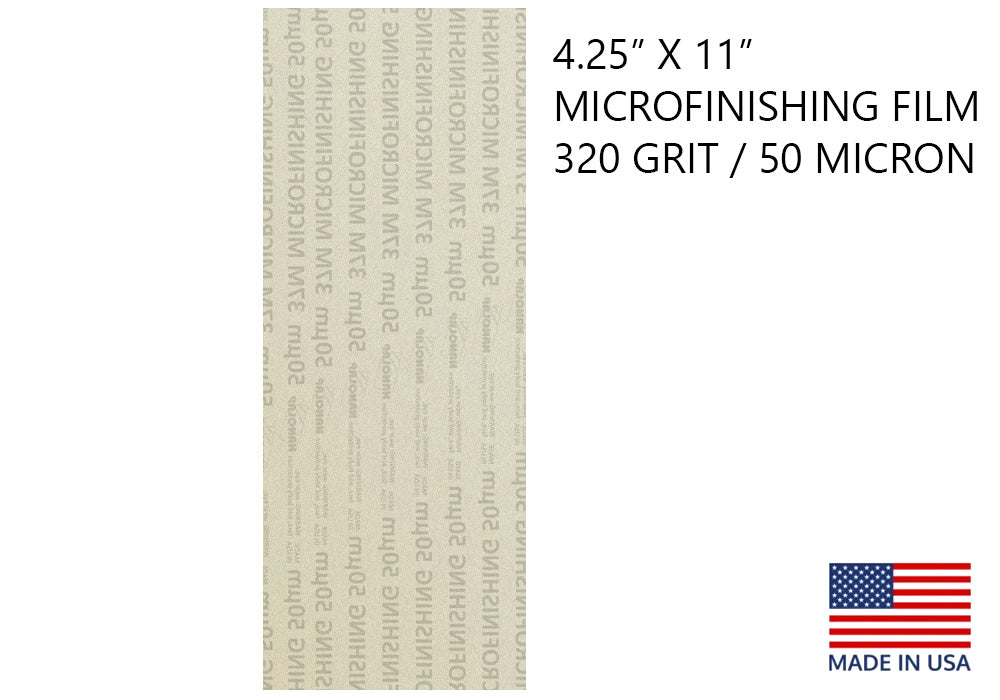 Microfinishing Film 4 1/4" X 11"