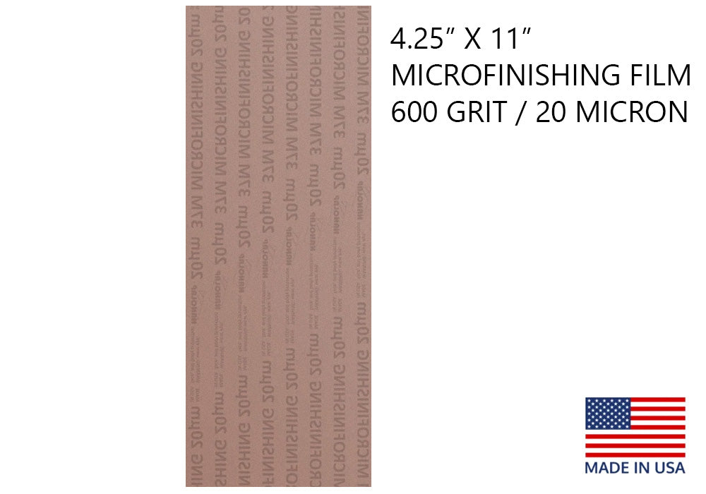 Microfinishing Film 4 1/4" X 11"