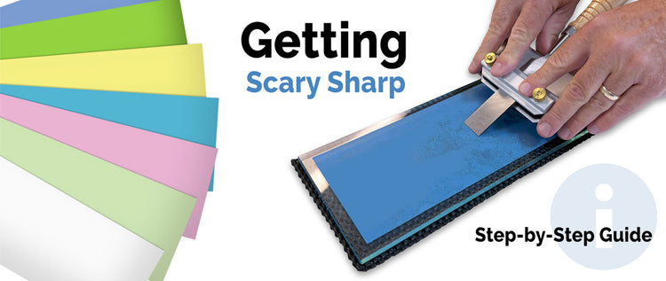 Sharp Guide How to Sharpen a Blade with a Scary Sharp Kit – Sharpo Products