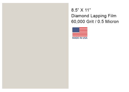 Diamond Lapping Film With Pressure Sensitive Adhesive 8 1/2" X 11"