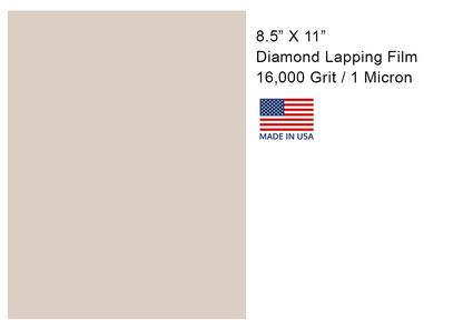 Diamond Lapping Film With Pressure Sensitive Adhesive 8 1/2" X 11"