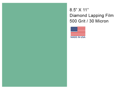 Diamond Lapping Film With Pressure Sensitive Adhesive 8 1/2" X 11"