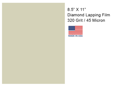 Diamond Lapping Film With Pressure Sensitive Adhesive 8 1/2" X 11"