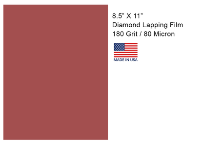 Diamond Lapping Film With Pressure Sensitive Adhesive 8 1/2" X 11"