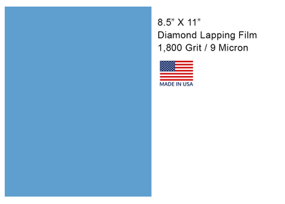 Diamond Lapping Film With Pressure Sensitive Adhesive 8 1/2" X 11"