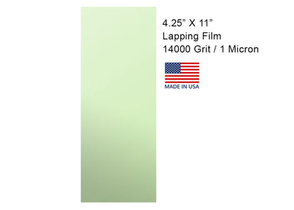 Aluminum Oxide Lapping Film With Pressure Sensitive Adhesive 4 1/4" X 11"