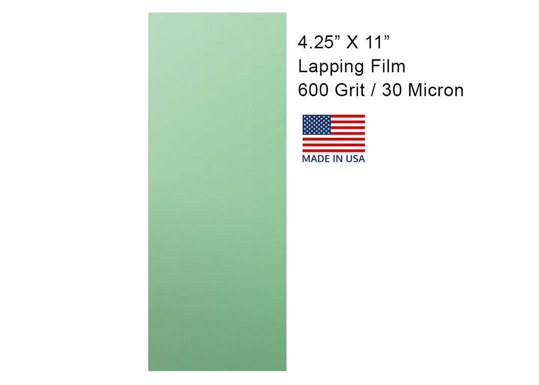 Aluminum Oxide Lapping Film With Pressure Sensitive Adhesive 4 1/4" X 11"