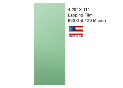 Aluminum Oxide Lapping Film With Pressure Sensitive Adhesive 4 1/4" X 11"