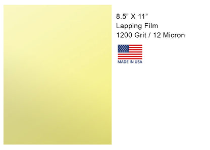 Aluminum Oxide Lapping Film 8 1/2" X 11"