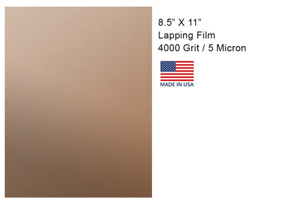 Aluminum Oxide Lapping Film 8 1/2" X 11"