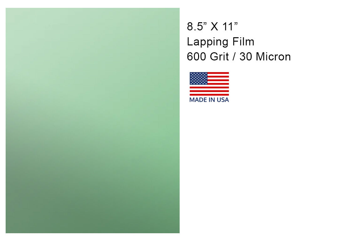 Aluminum Oxide Lapping Film 8 1/2" X 11"