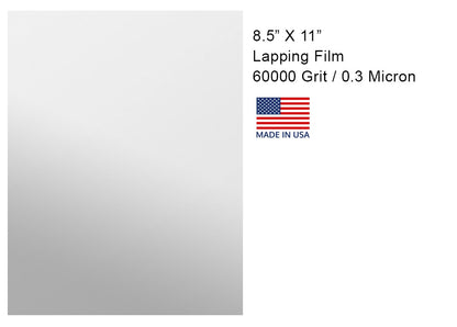 Aluminum Oxide Lapping Film 8 1/2" X 11"