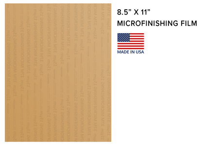 Microfinishing Sharpening Film 8.5" X 11"  800 Grit / 15 Micron