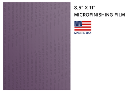 Microfinishing Sharpening Film 8.5" X 11"  240 Grit / 80 Micron
